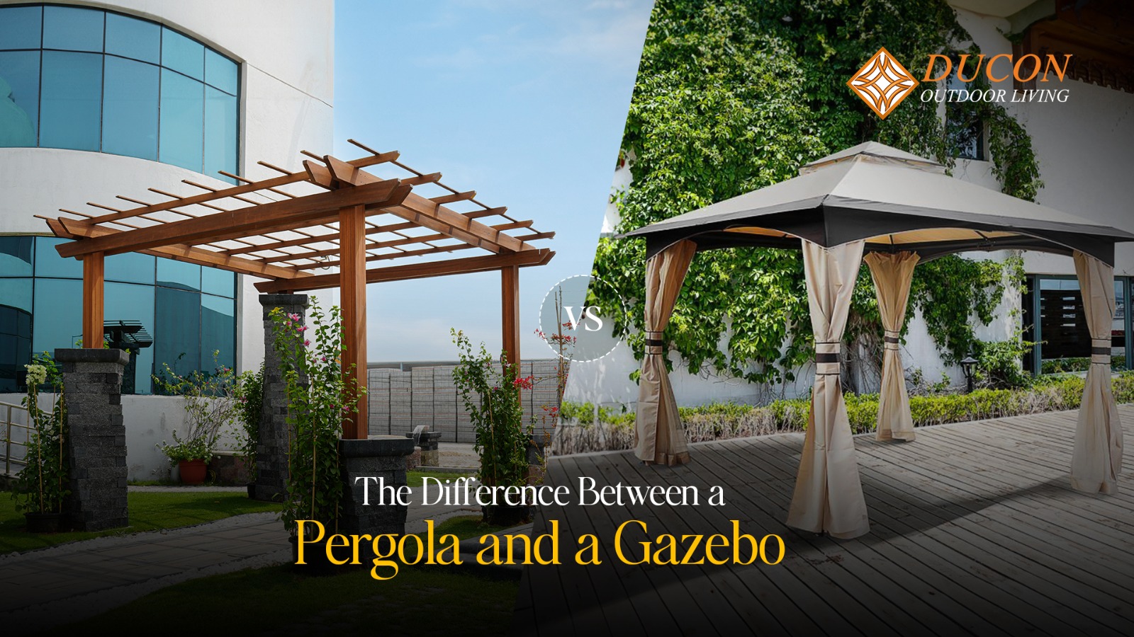 The Difference Between a Pergola and a Gazebo